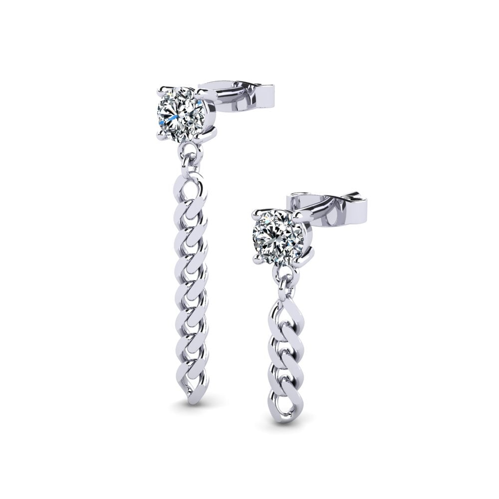 Đá Zirconia Bông tai nữ Pascal