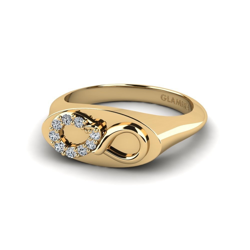Zirkonia Pinker Ring Passy