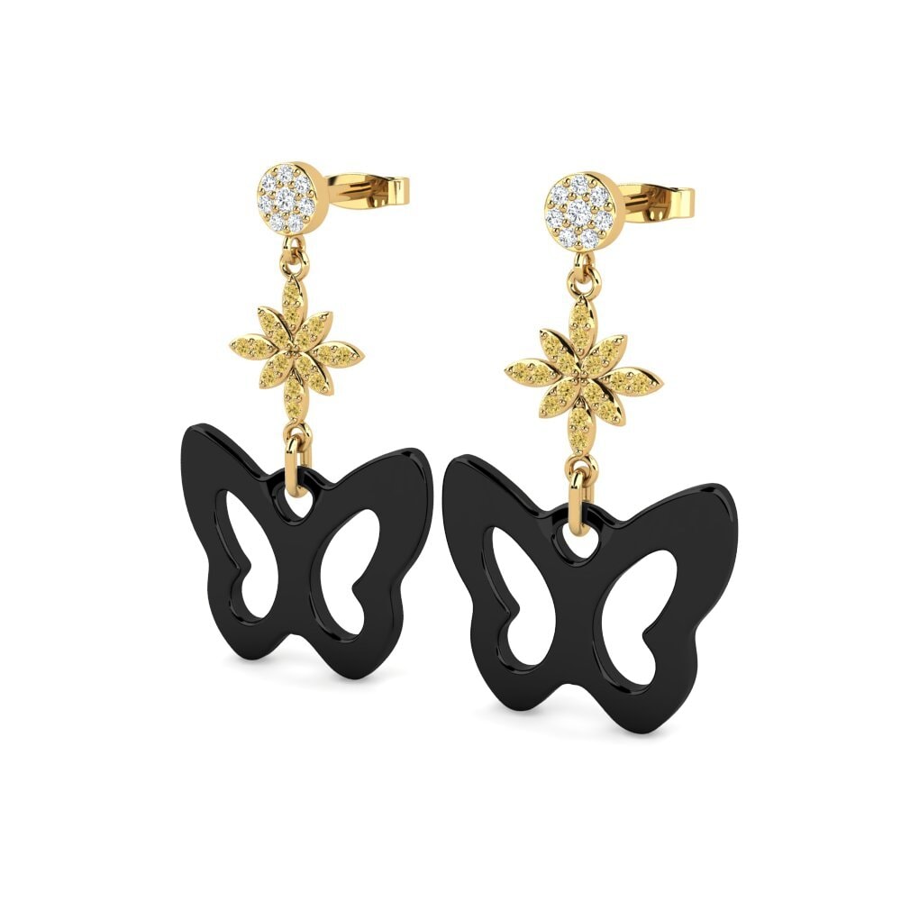 Yellow Diamond Women's Earring Patman