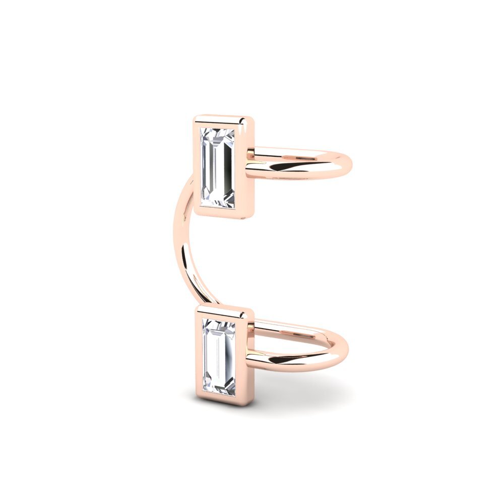 Baguette Lab Grown Diamond Women's Earring Patnode