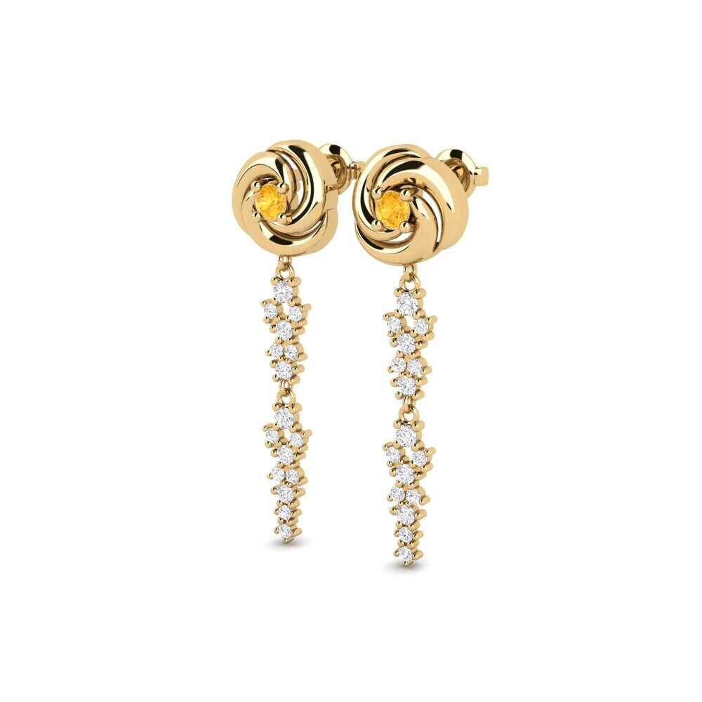 Citrine SYLVIE Earring Patraklos