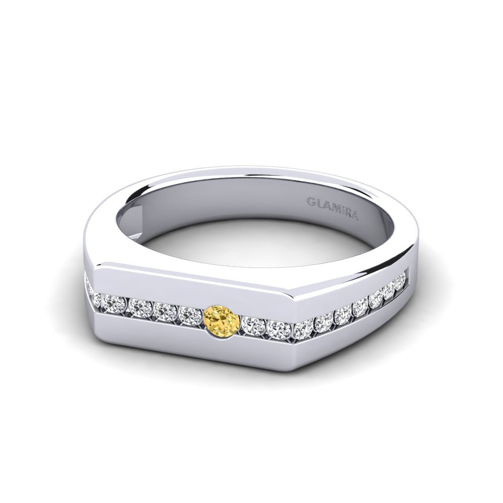 Diamante Giallo Anello da uomo Paul