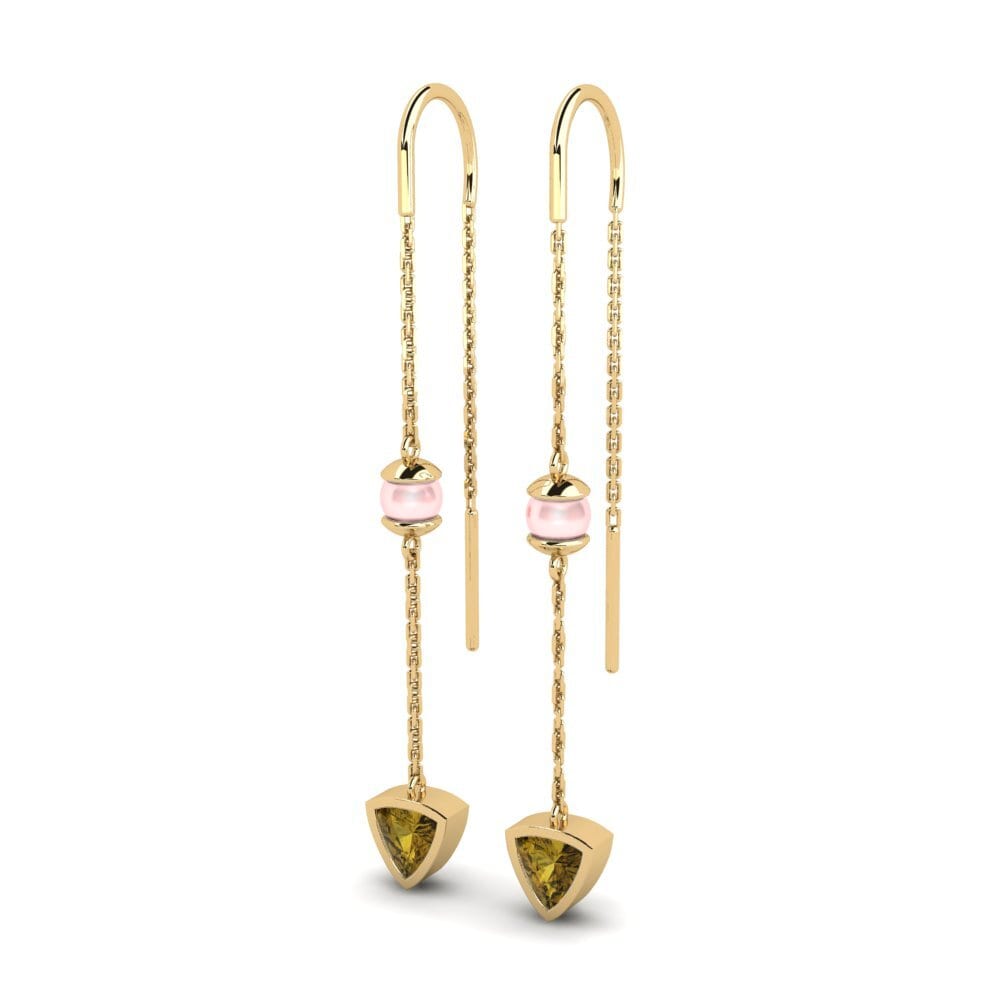 Brown Zircon Women's Earring Peara