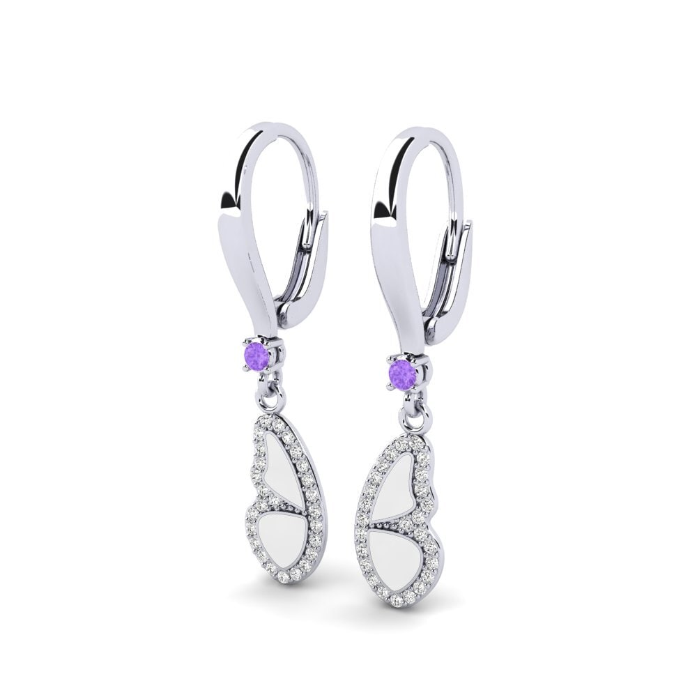 Amethyst Earring Pece