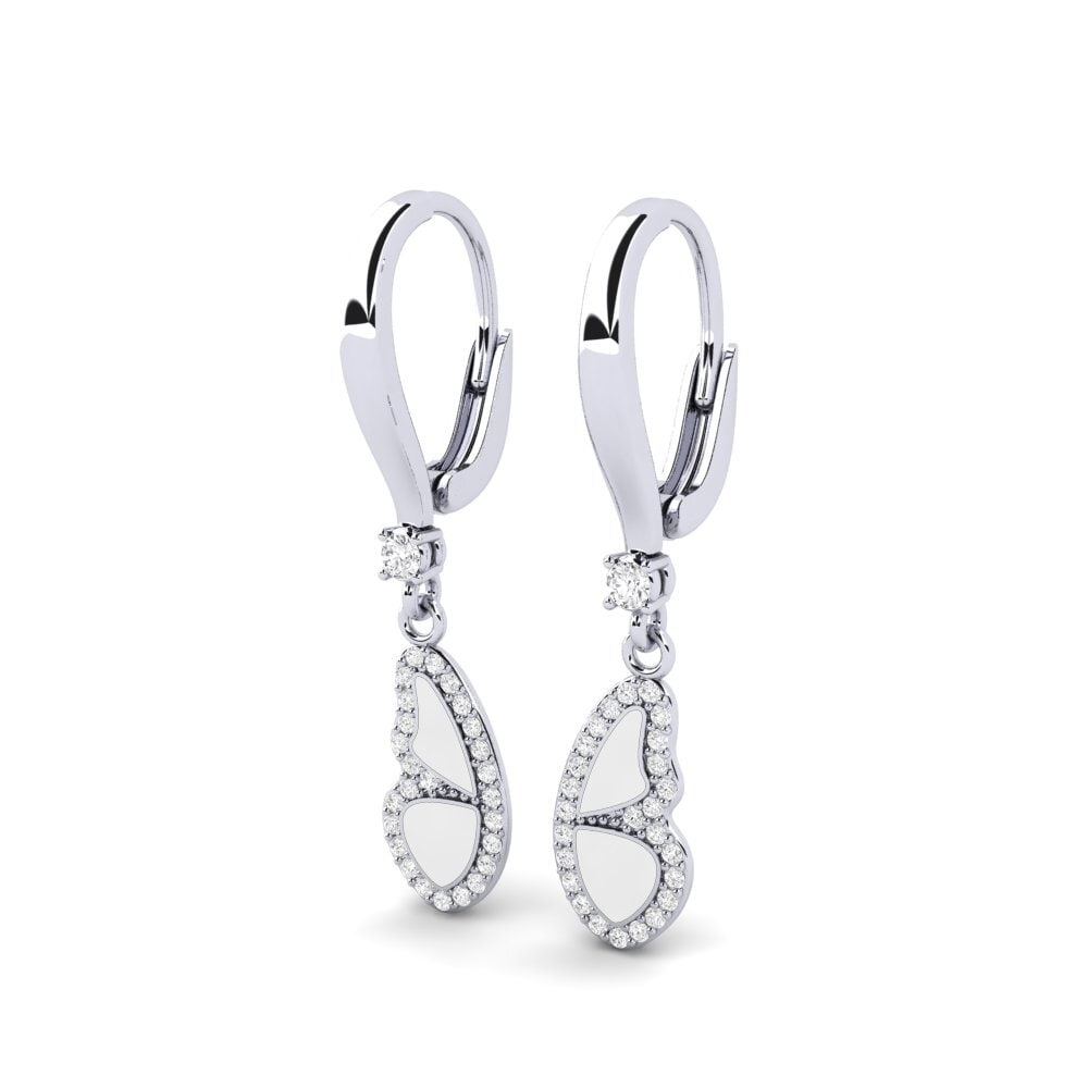 White sapphire Women's Earring Pece