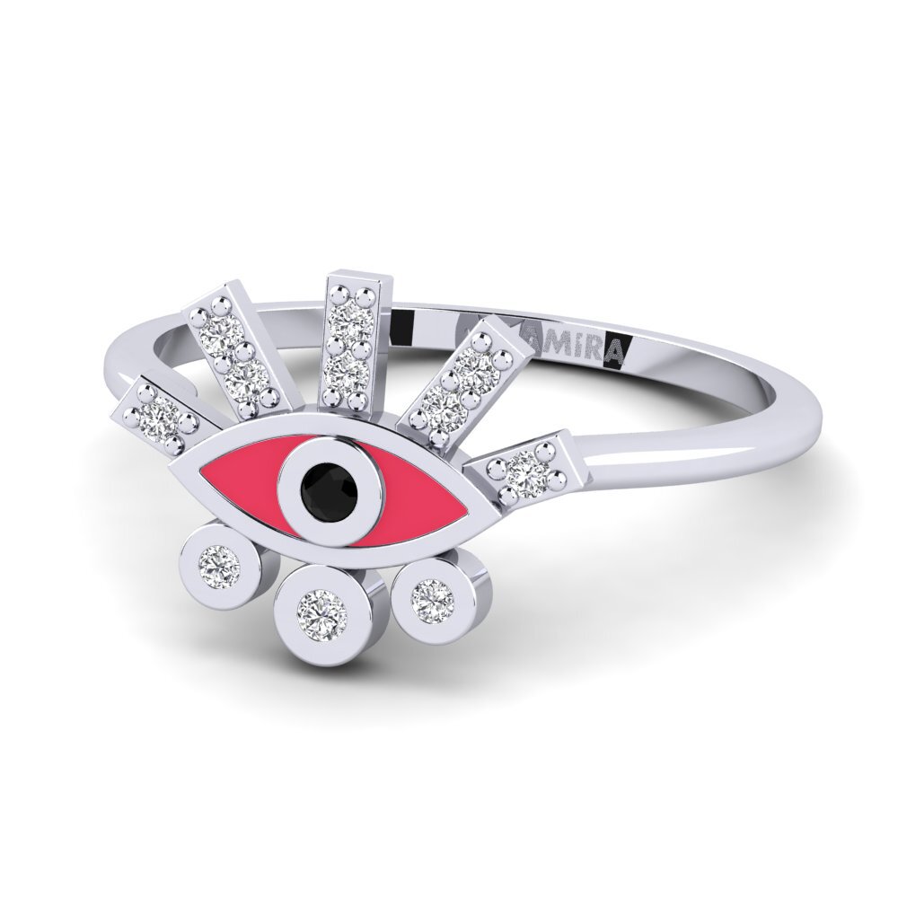 Schwarzer Saphir Ring Pedesa