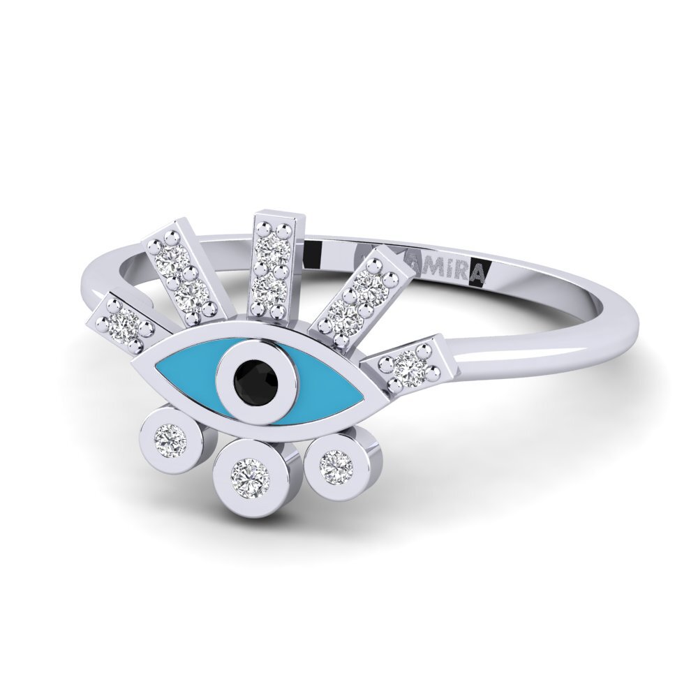 Schwarzer Diamant Ring Pedesa