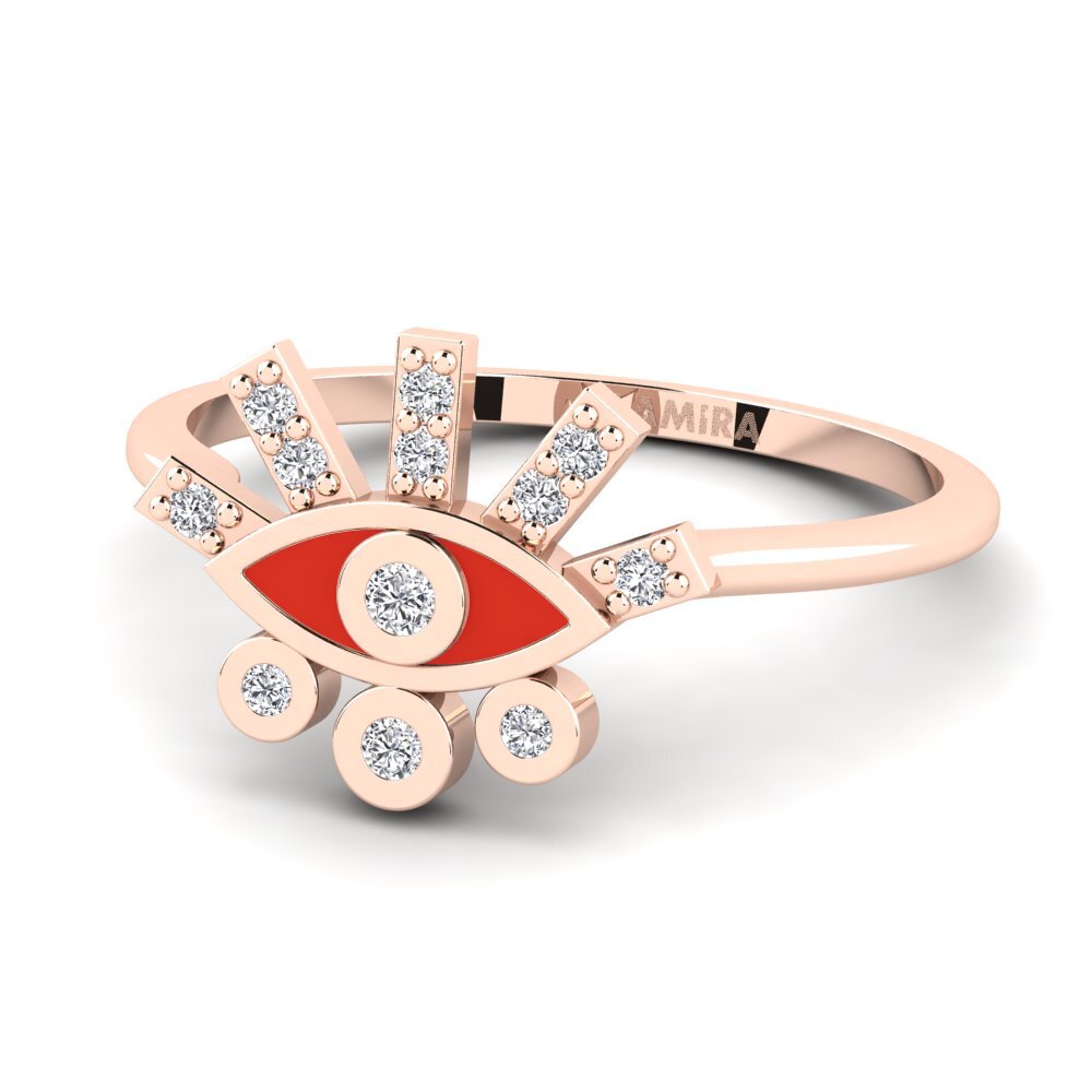 14ct Rose Gold Ring Pedesa