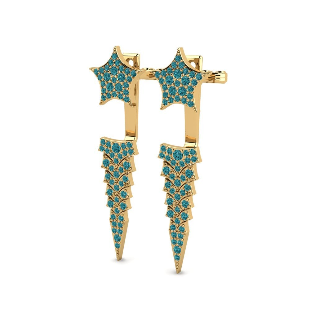 Blue Diamond Women's Earring Pelega