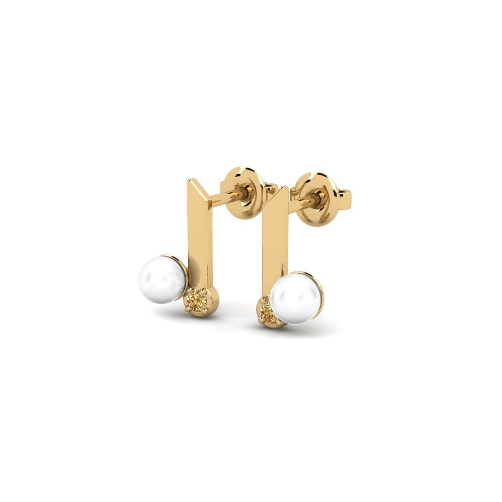 Brauner Diamant Damen ohrring Penina