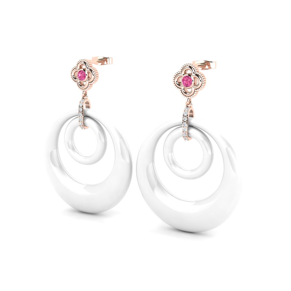 Pink Tourmaline Women's Earring Penner