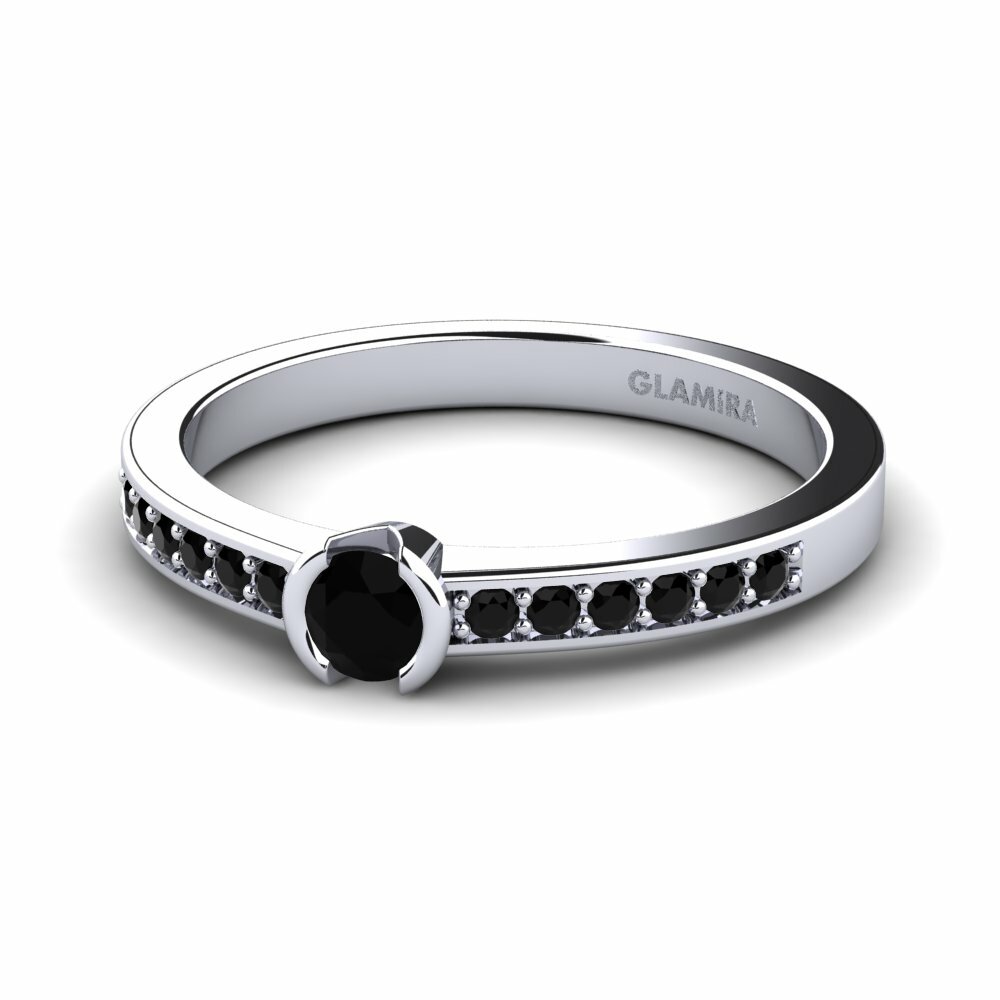 Zwarte Diamant Verlovingsring Penthe