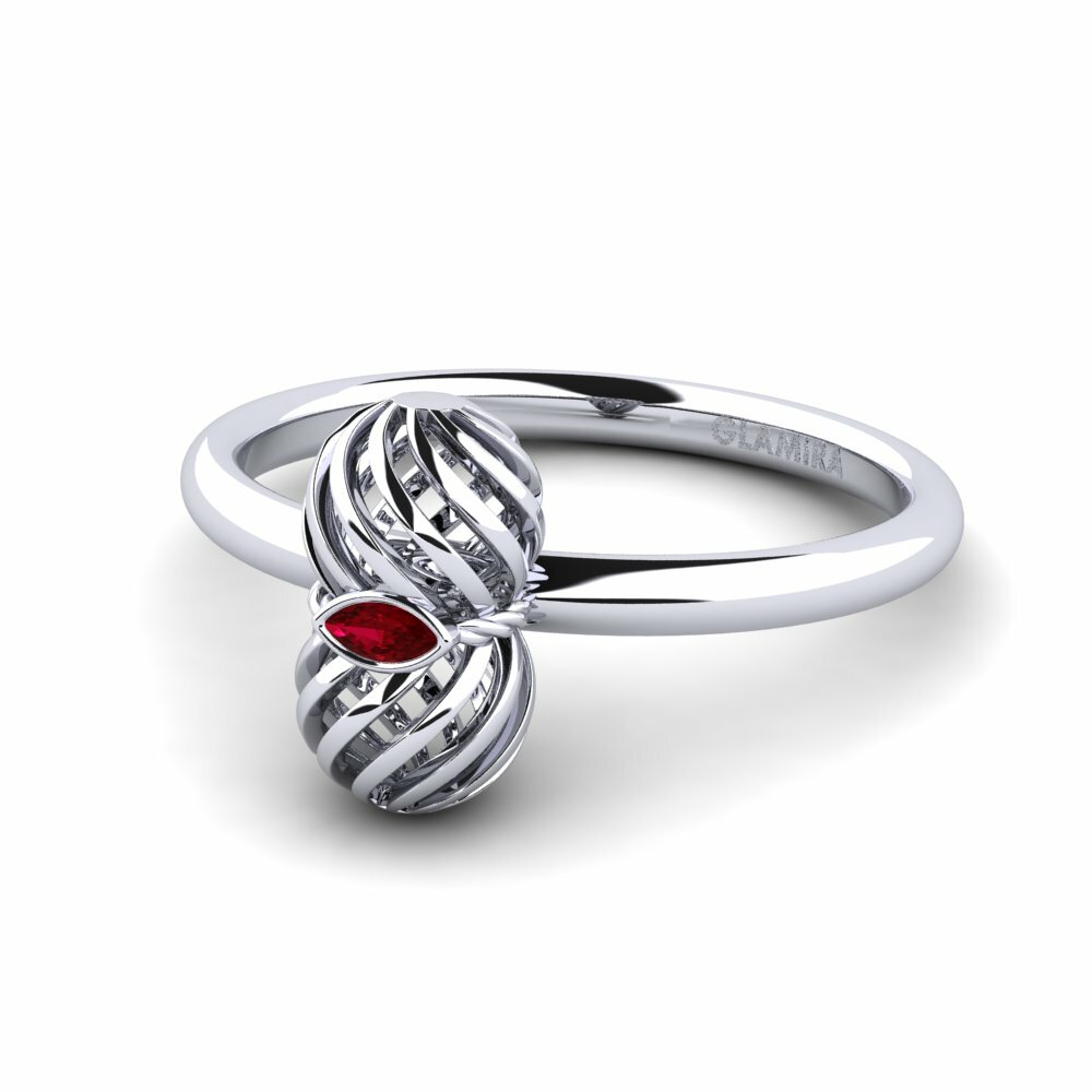 ruby-zirconia Cincin Peranio