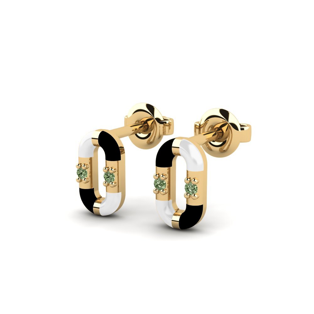 Green Diamond Women's Earring Perassa