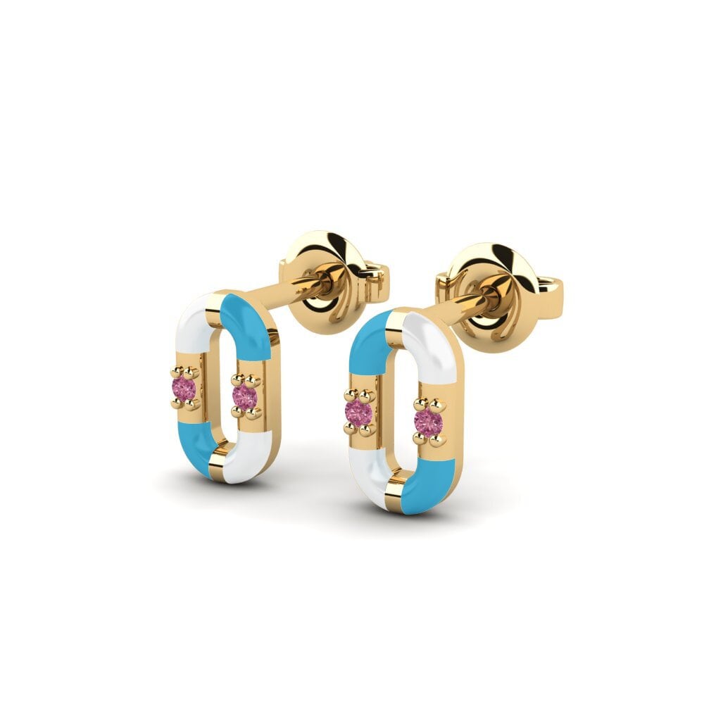 Rhodolite Garnet Women's Earring Perassa