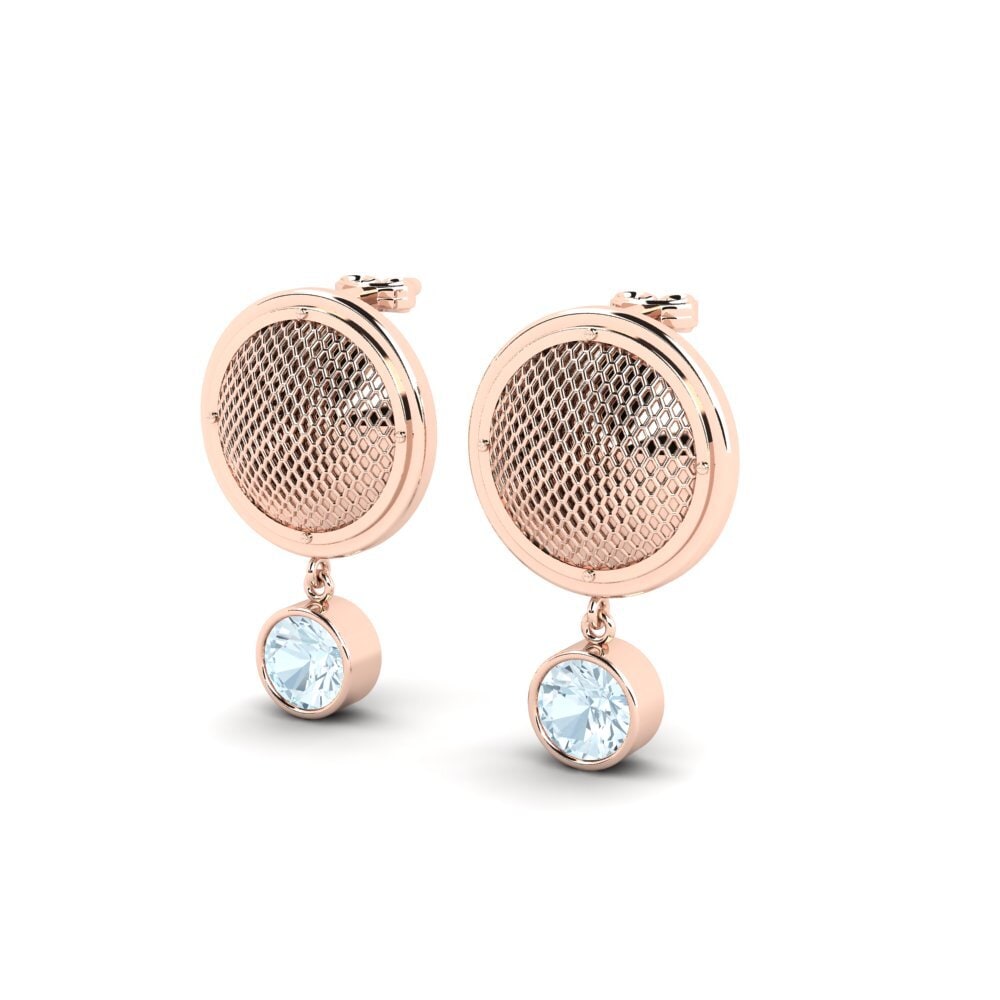 Aigue-marine Boucle d'oreille femme Pereira
