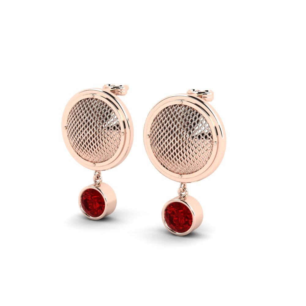 Ruby (Lab Created) Women's Earring Pereira