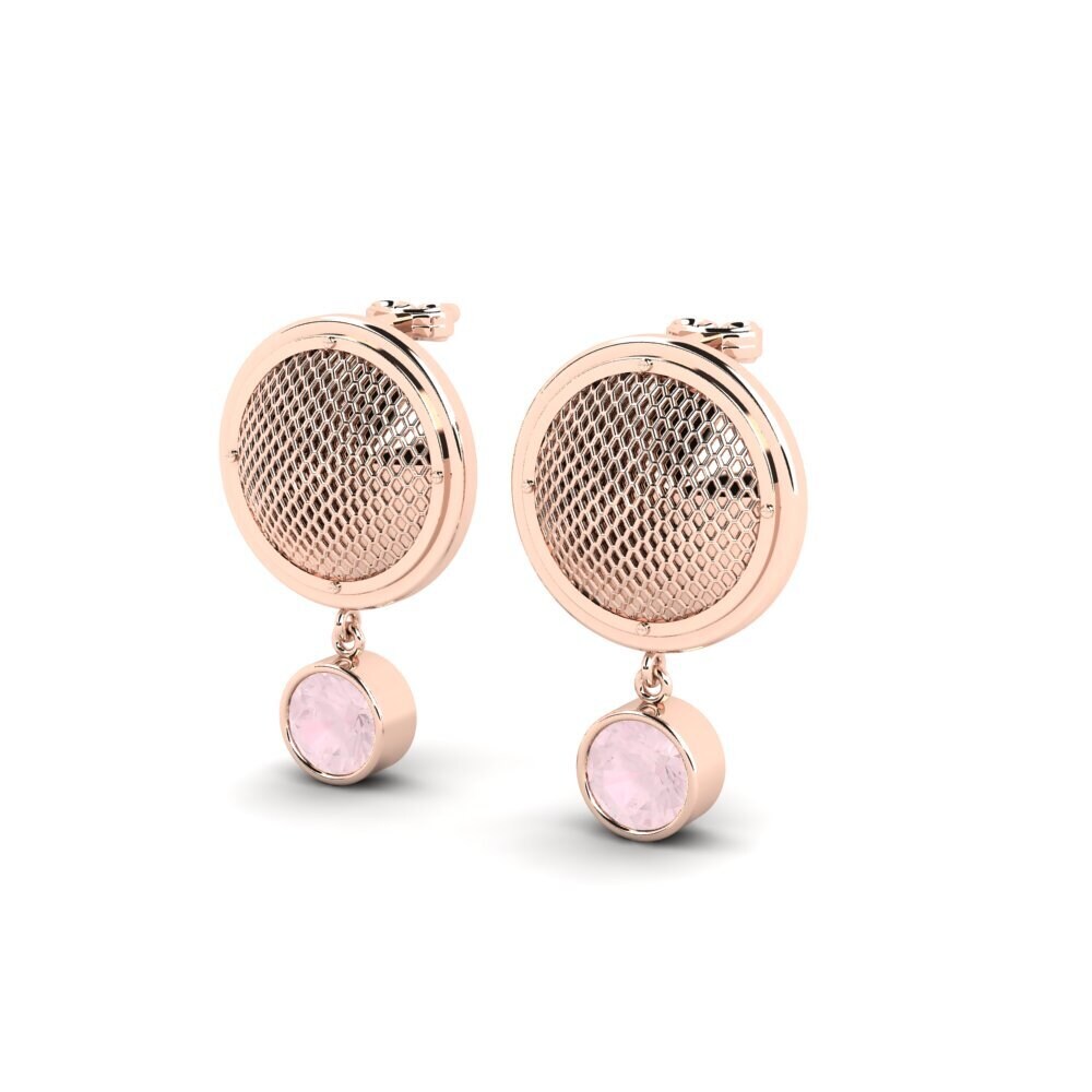 Rose Quartz Women's Earring Pereira