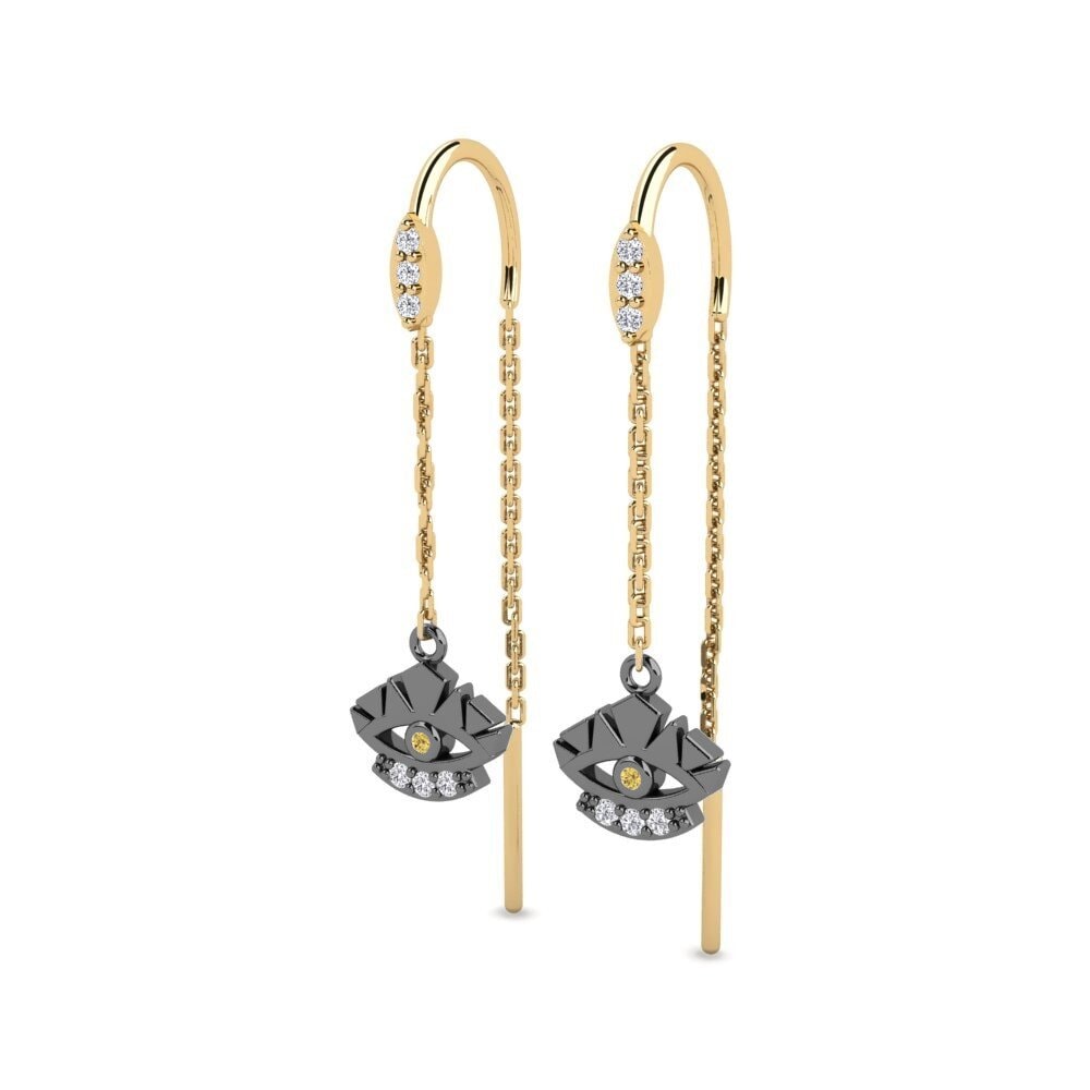 Yellow Diamond Women's Earring Perhaps