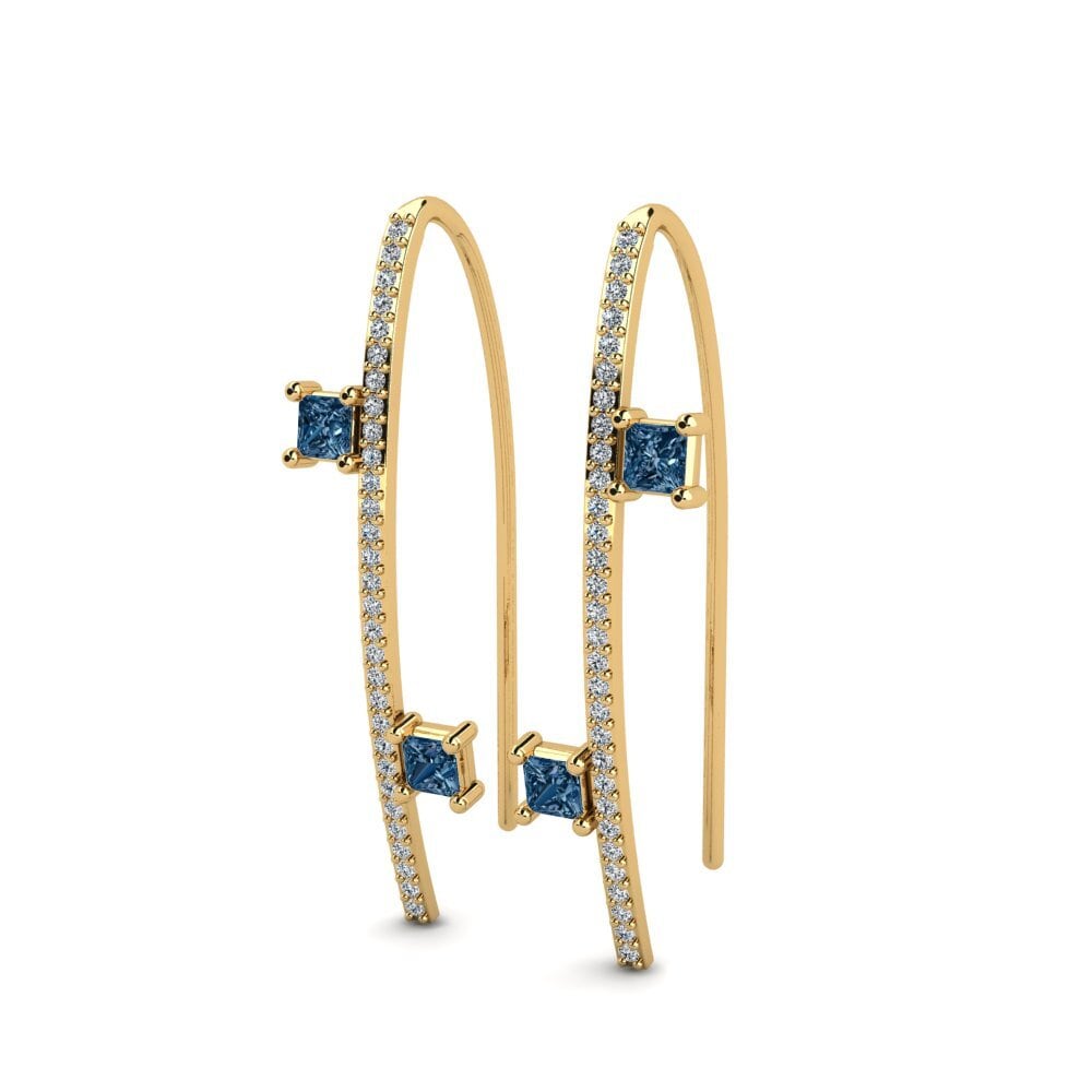 Blue Diamond Women's Earring Periwinkle