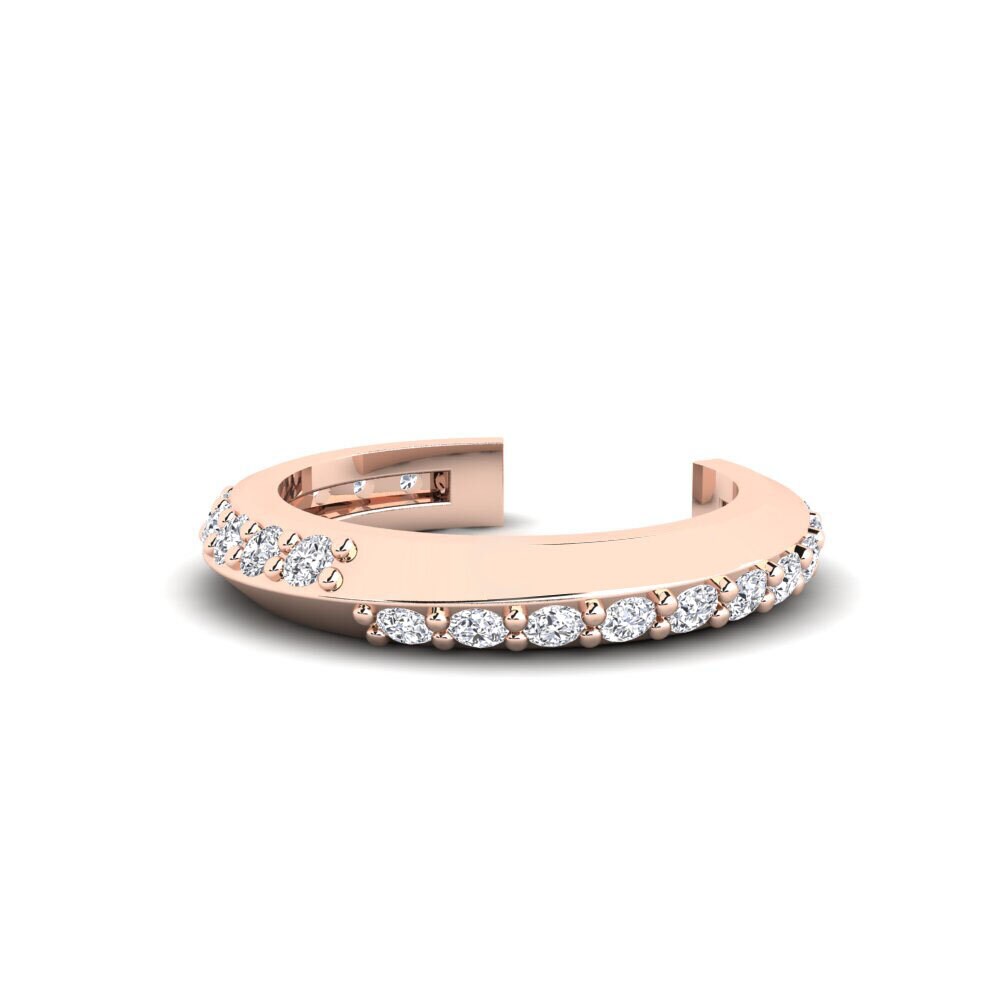 14k Rose Gold Conch Ear Cuff Perkem