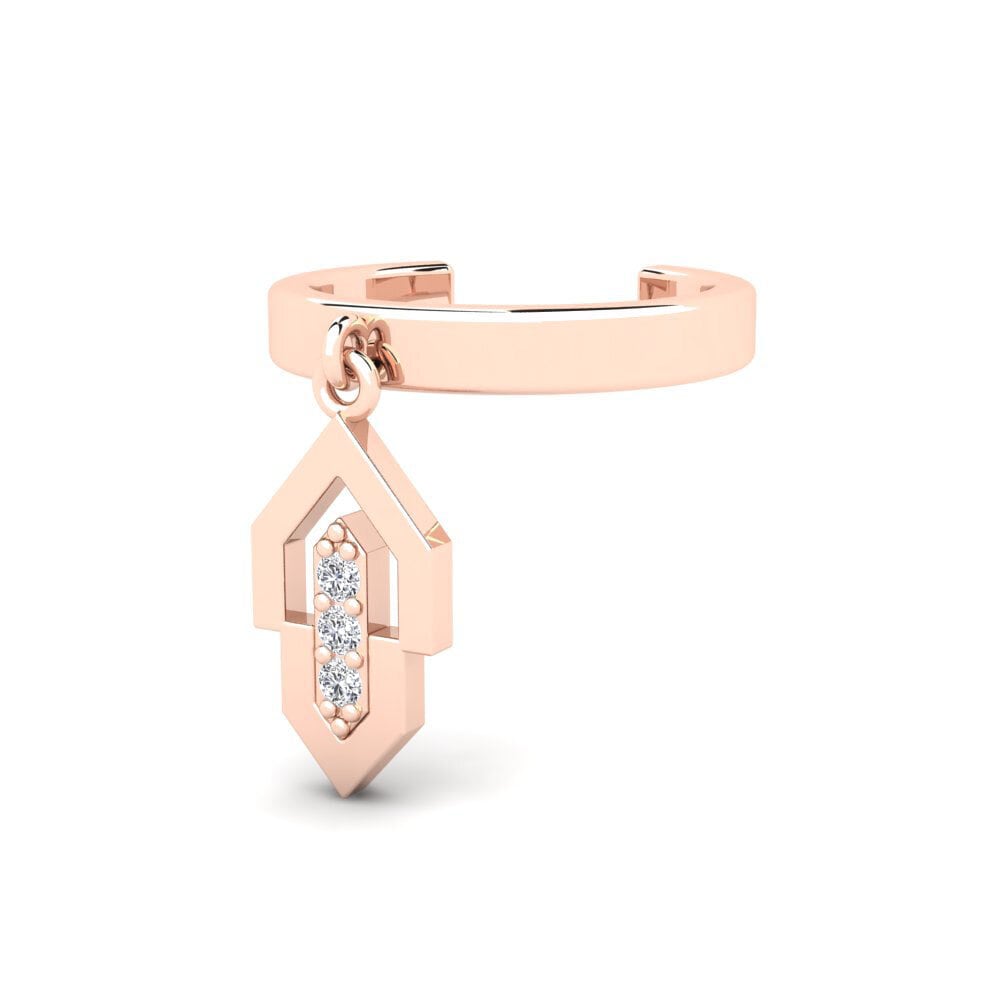 14k Rose Gold Conch Ear Cuff Perpertua