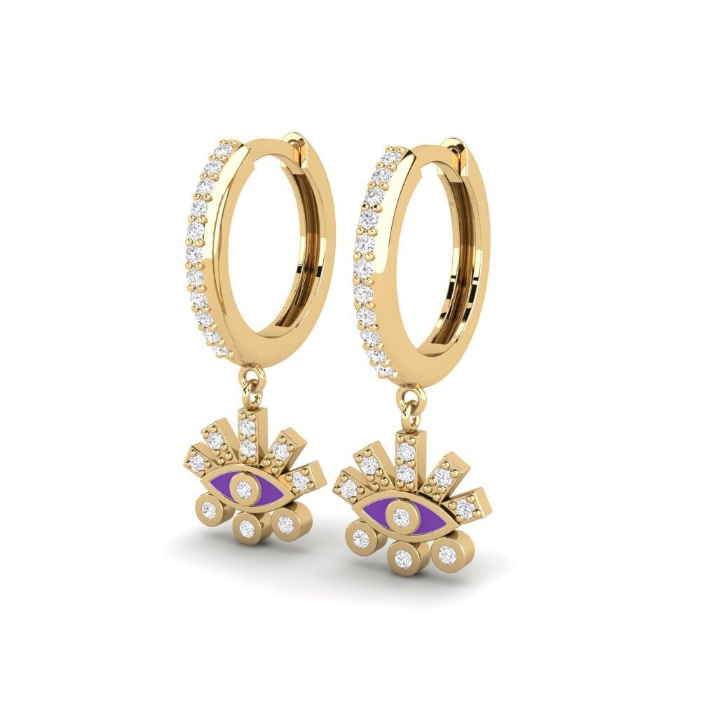 White sapphire Women's Earring Persepolis