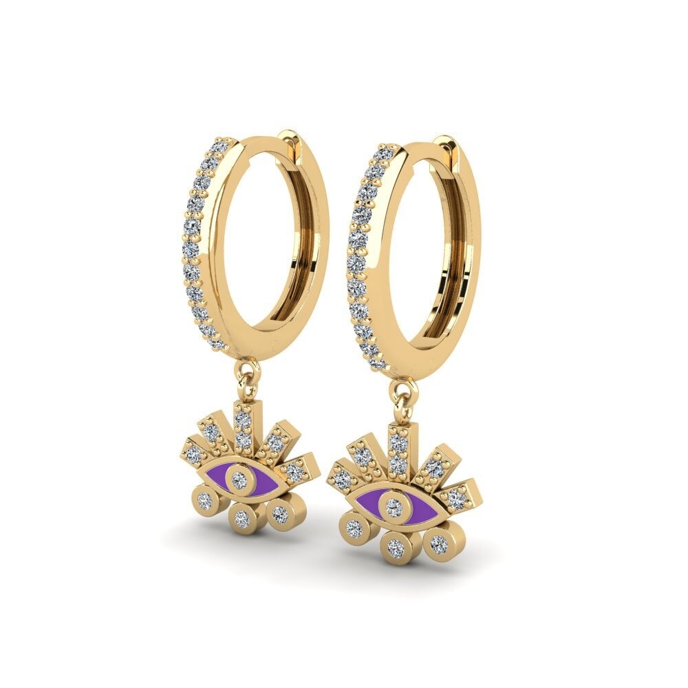 Zircone Boucle d'oreille femme Persepolis