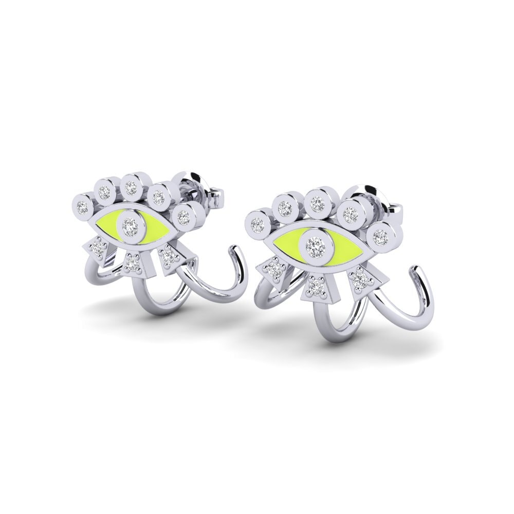 Plata 925 Pendiente de mujer Phaselis