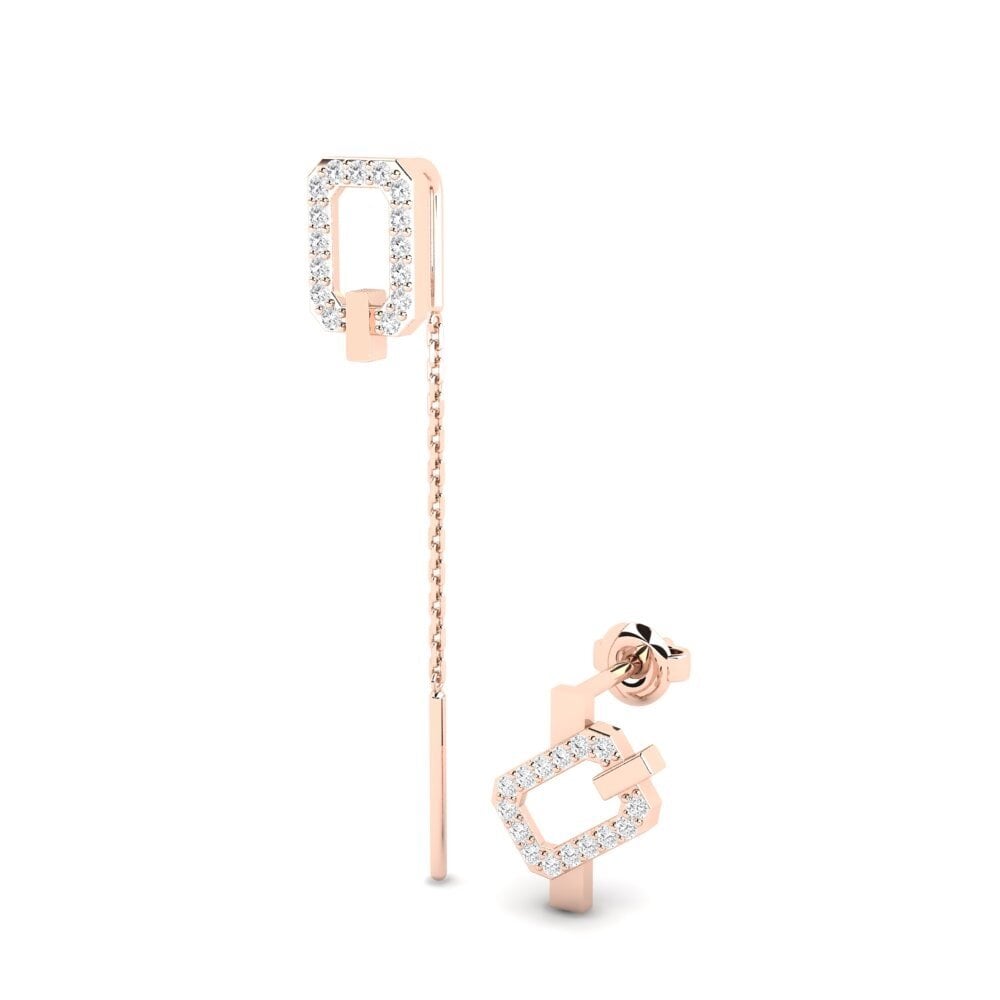 9ct Rose Gold Women's Earring Phatsima - SET