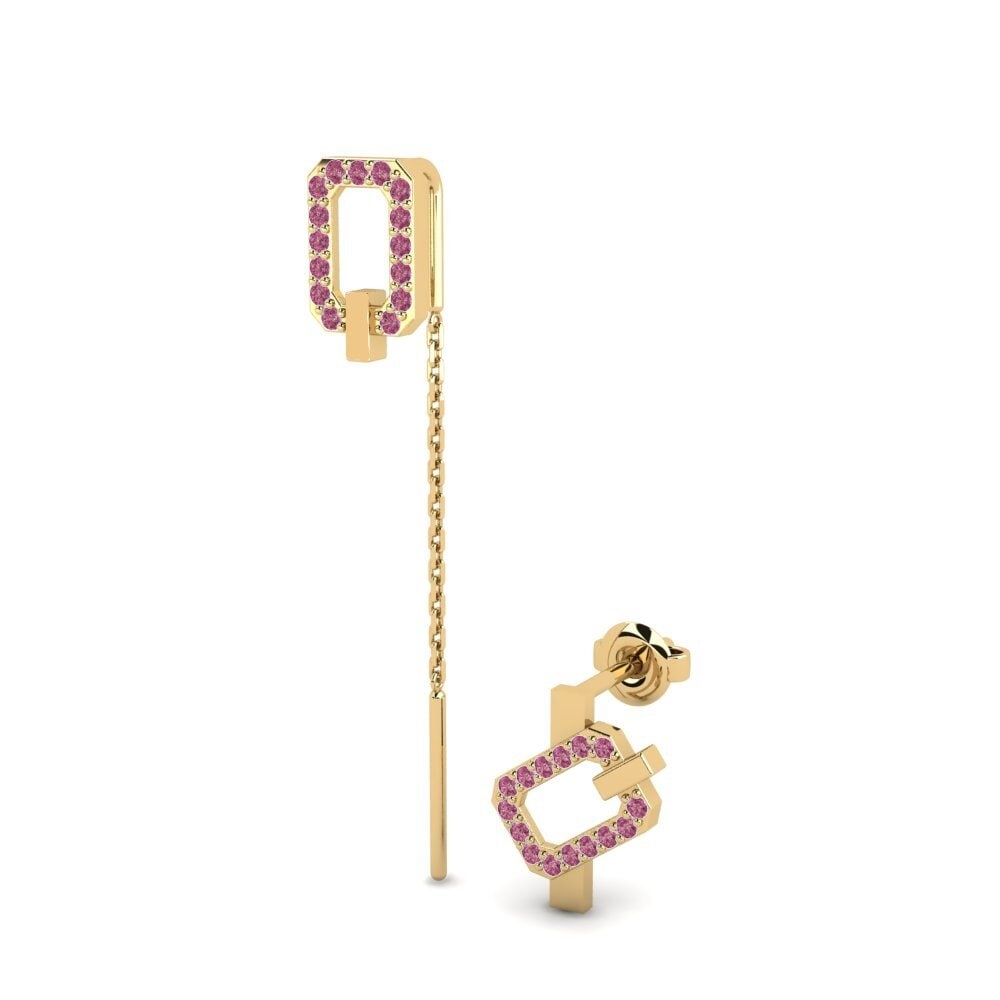 Granate Rhodolite Pendiente de mujer Phatsima - SET