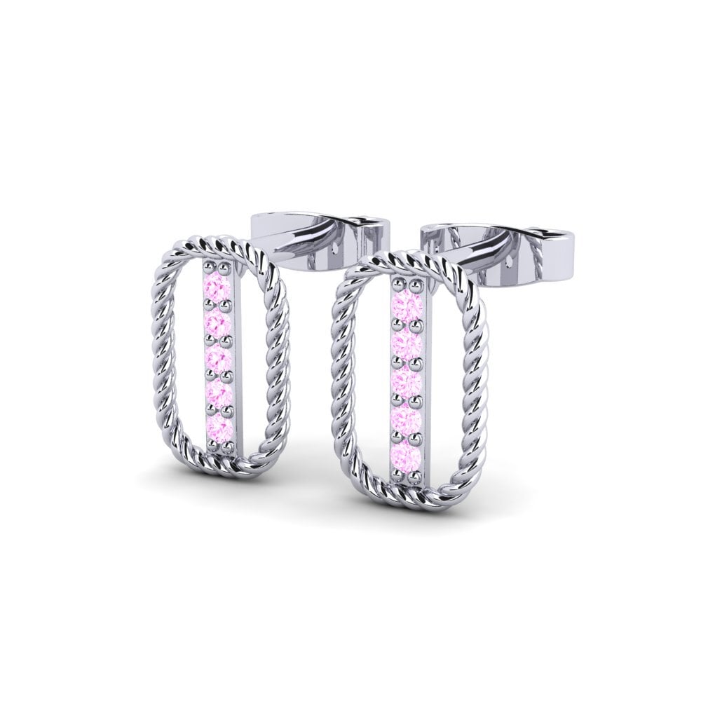 Pink Sapphire Women's Earring Pheney