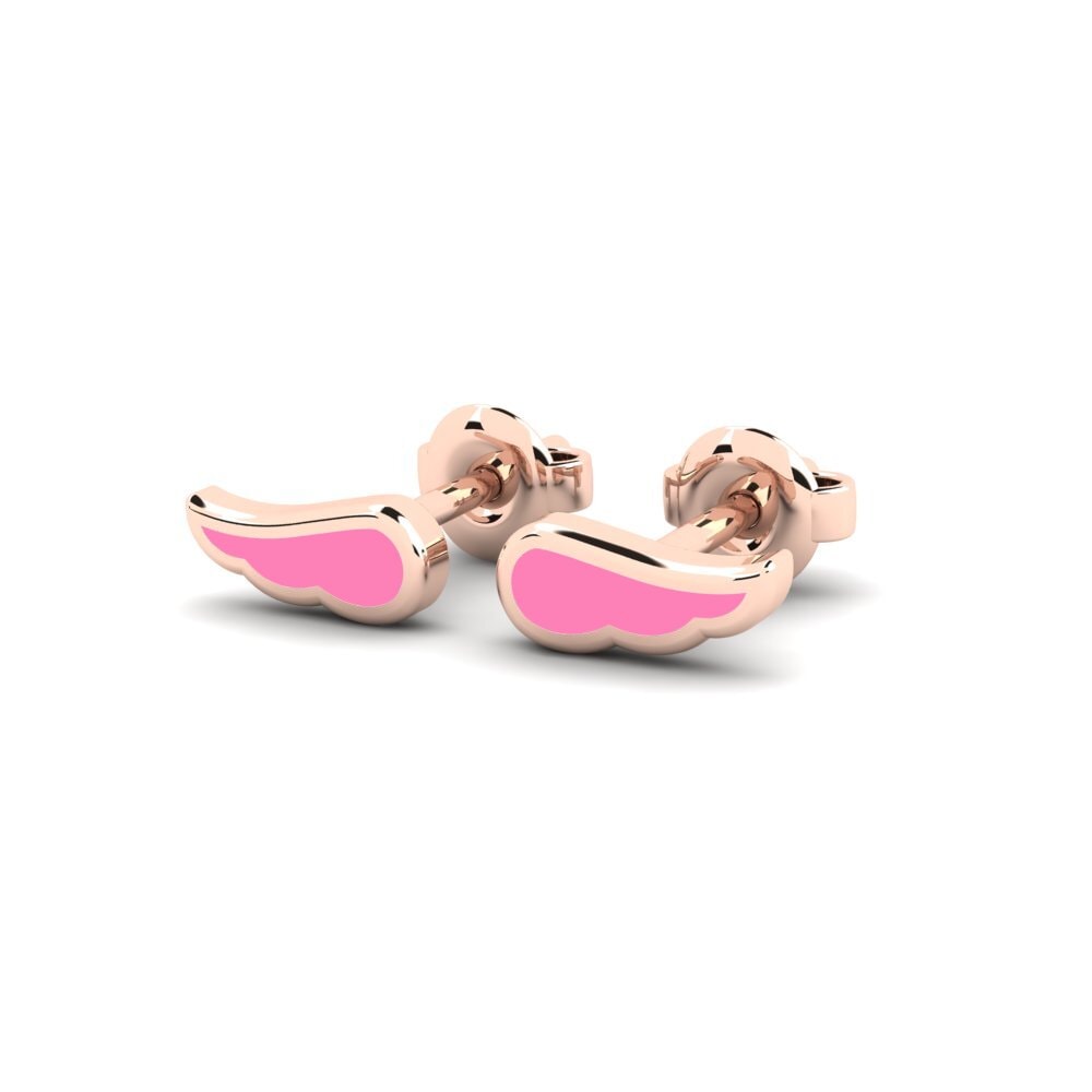 18ct Rose Gold Kid's Earring Phka