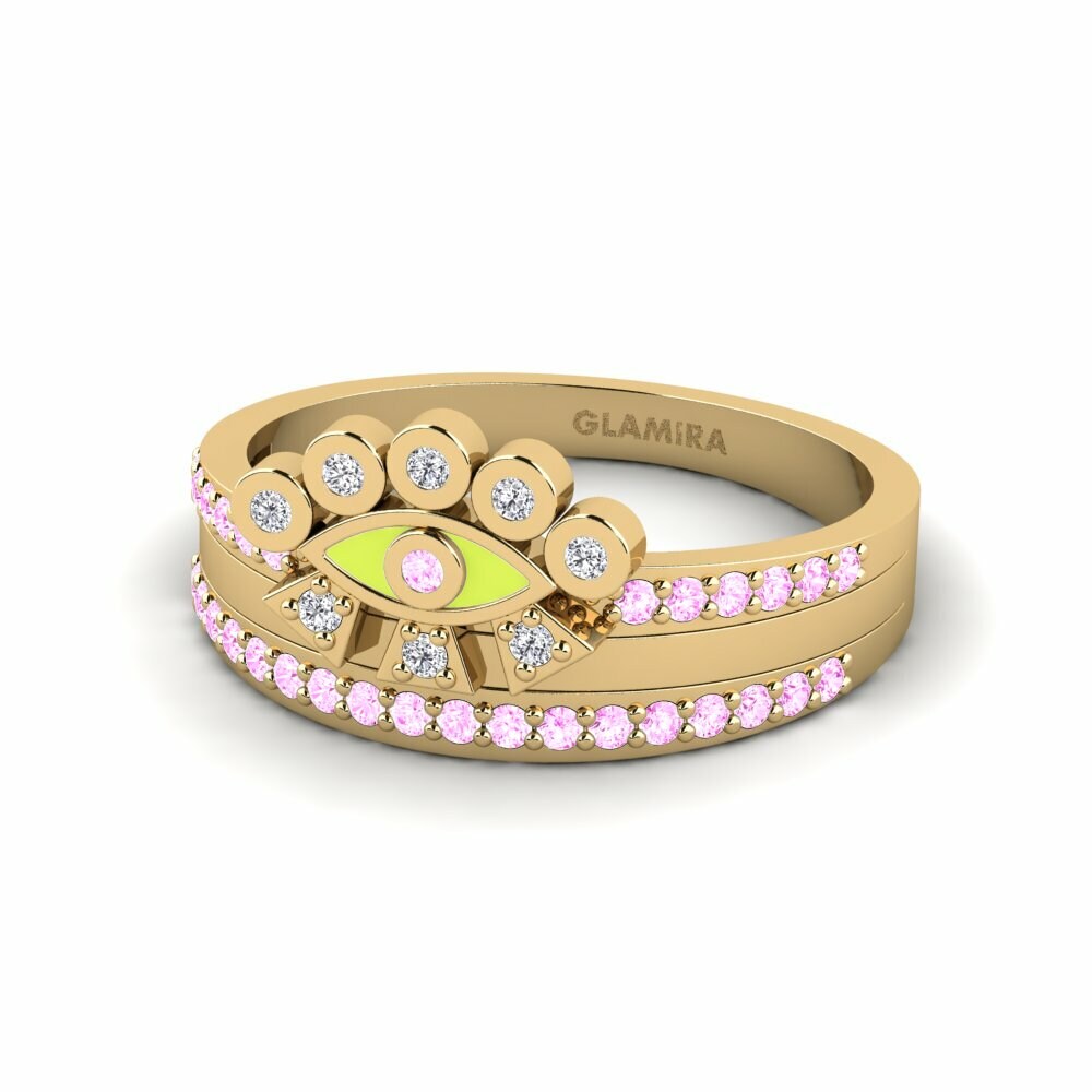 Saphir Rose Bague Phokaia