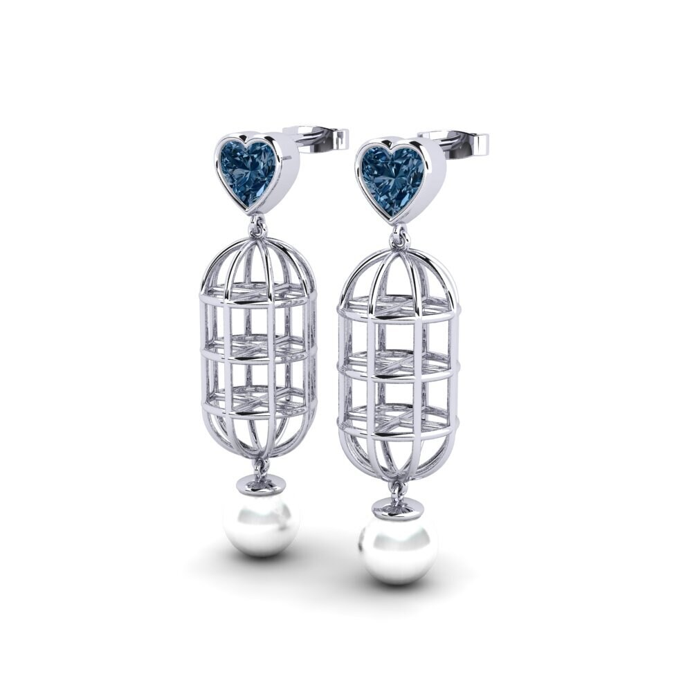 Blue Diamond Women's Earring Phuo