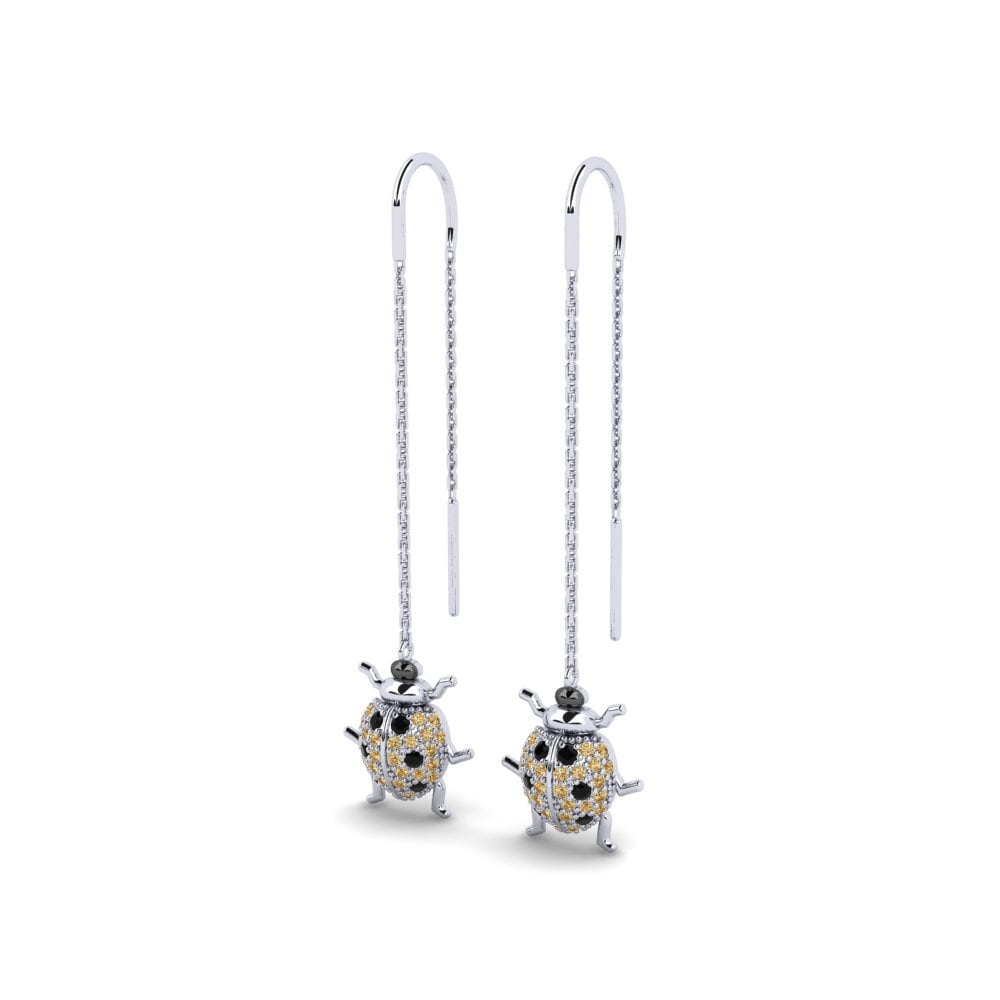 White Silver Women's Earring Pichinca - A