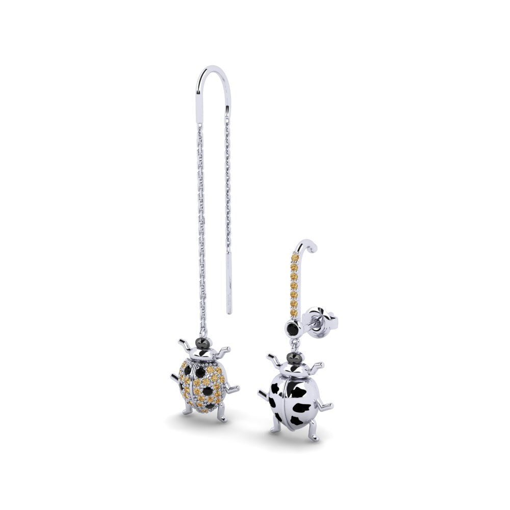 White Silver Women's Earring Pichinca - SET
