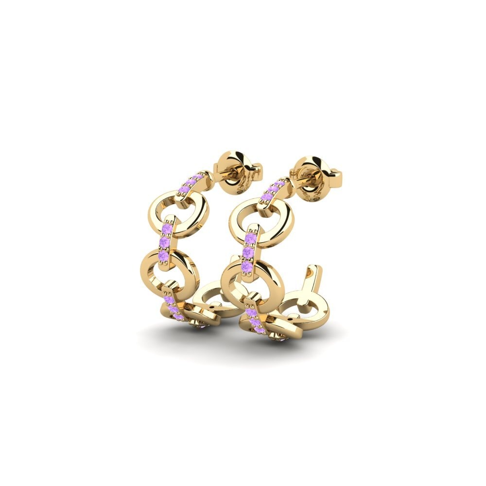 Amethyst Women's Earring Pietia