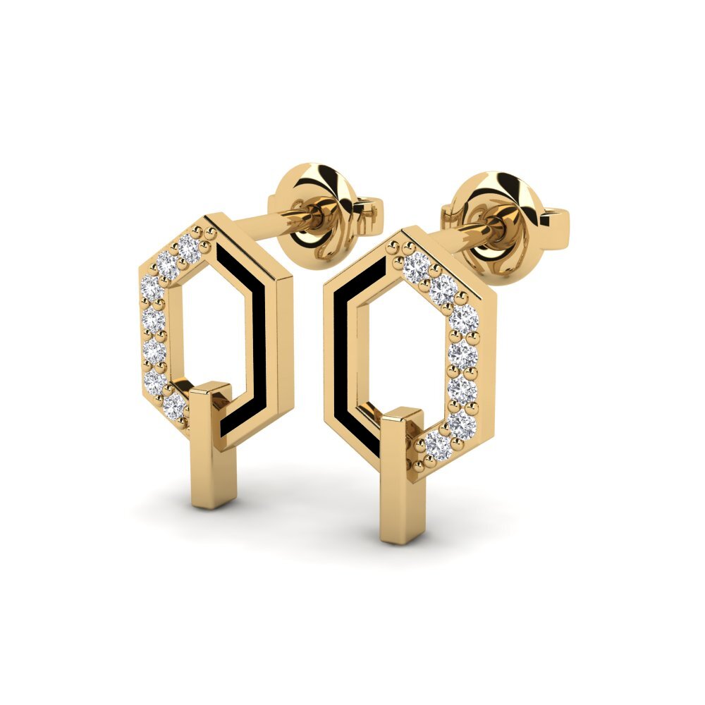 Diamond Women's Earring Pinus - A