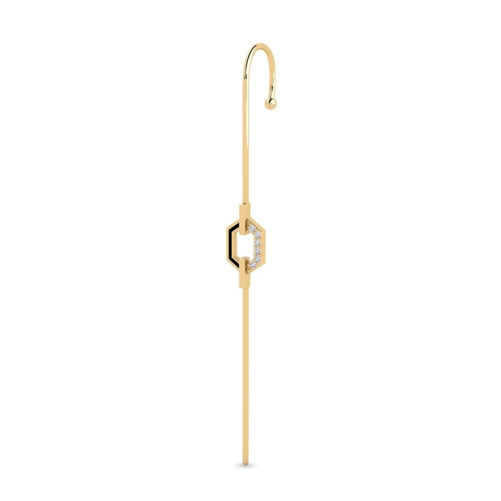 Lab Grown Diamond Ear Piercing Pinus - B