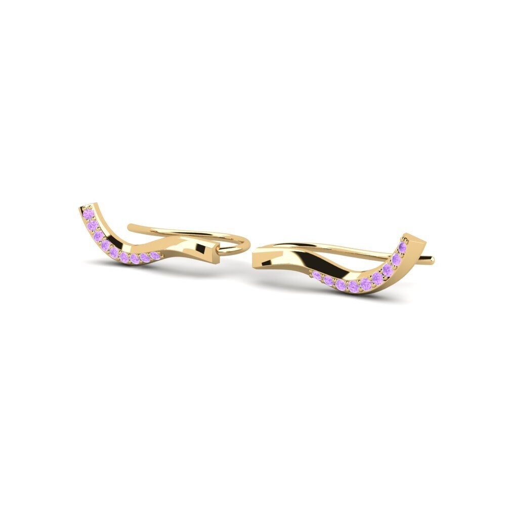 Amethyst Damen ohrring Piraso