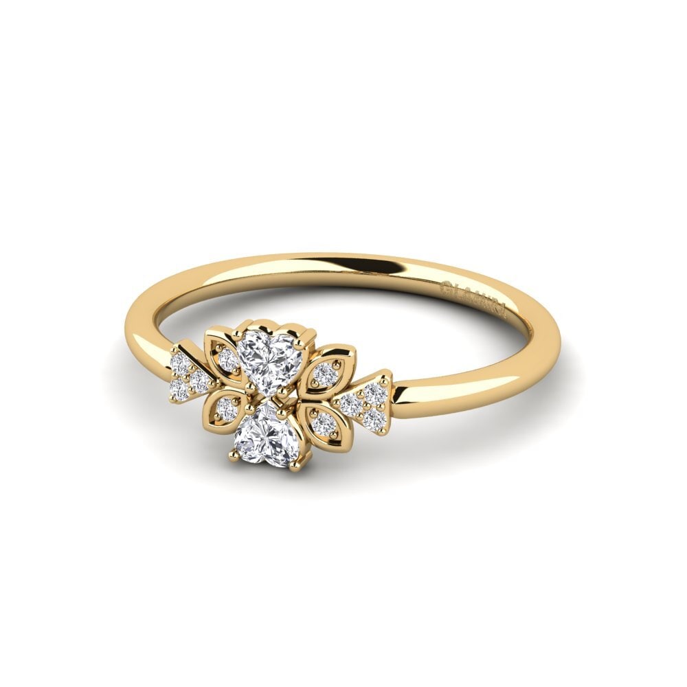 Corazón Diamante Anillo Piscr