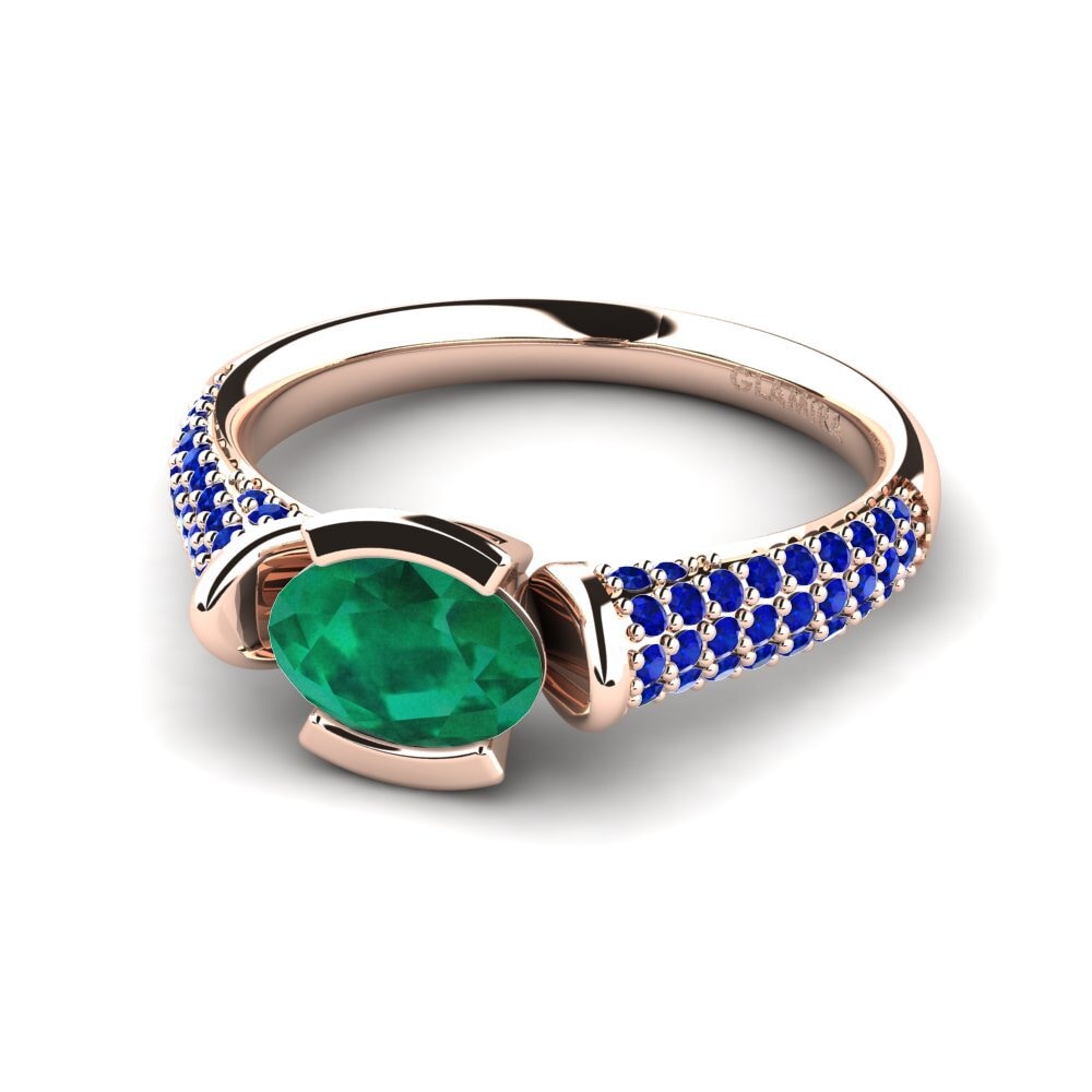 Emerald Engagement Ring Pitha