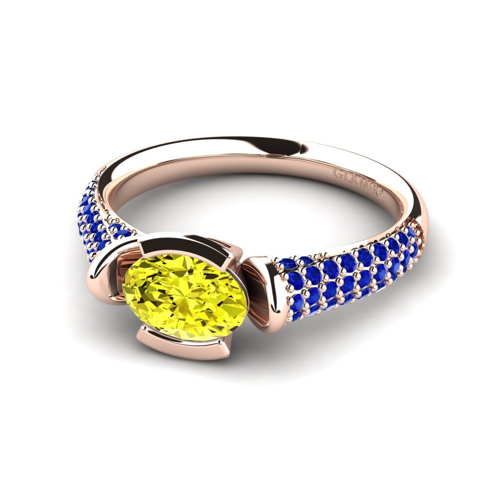 Yellow Diamond Engagement Ring Pitha