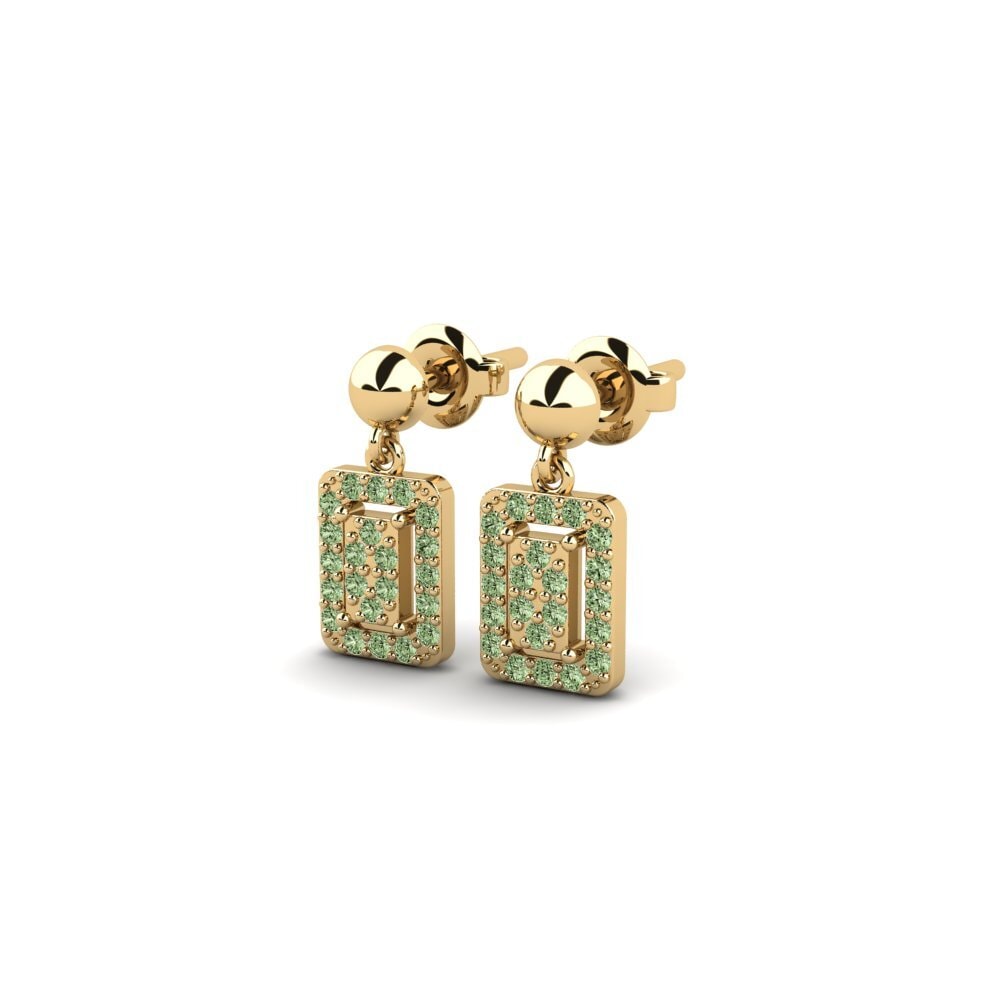 Green Diamond Women's Earring Pitsat