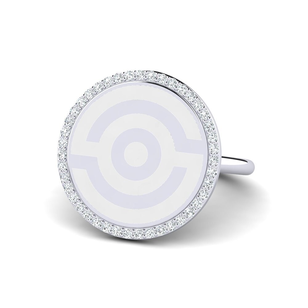 Weißgold 585 Ring Pixecr