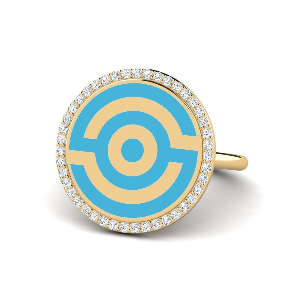 Gelbgold 750 Ring Pixecr