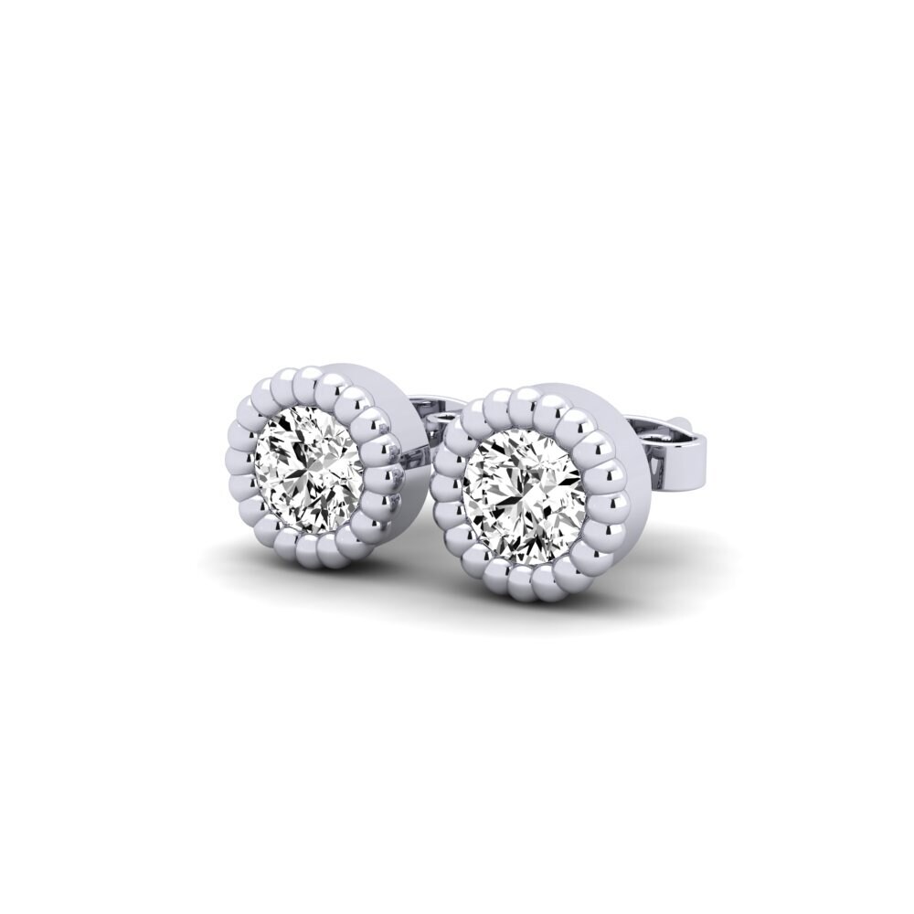 Moissanite Dames Oorbellen Planta