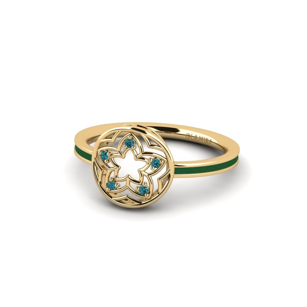 Blauer Diamant Ring Plantajo