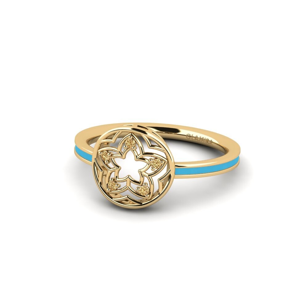 Brauner Diamant Ring Plantajo